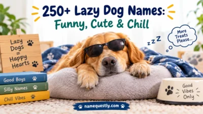 Lazy Dog Names: Funny, Cute & Chill