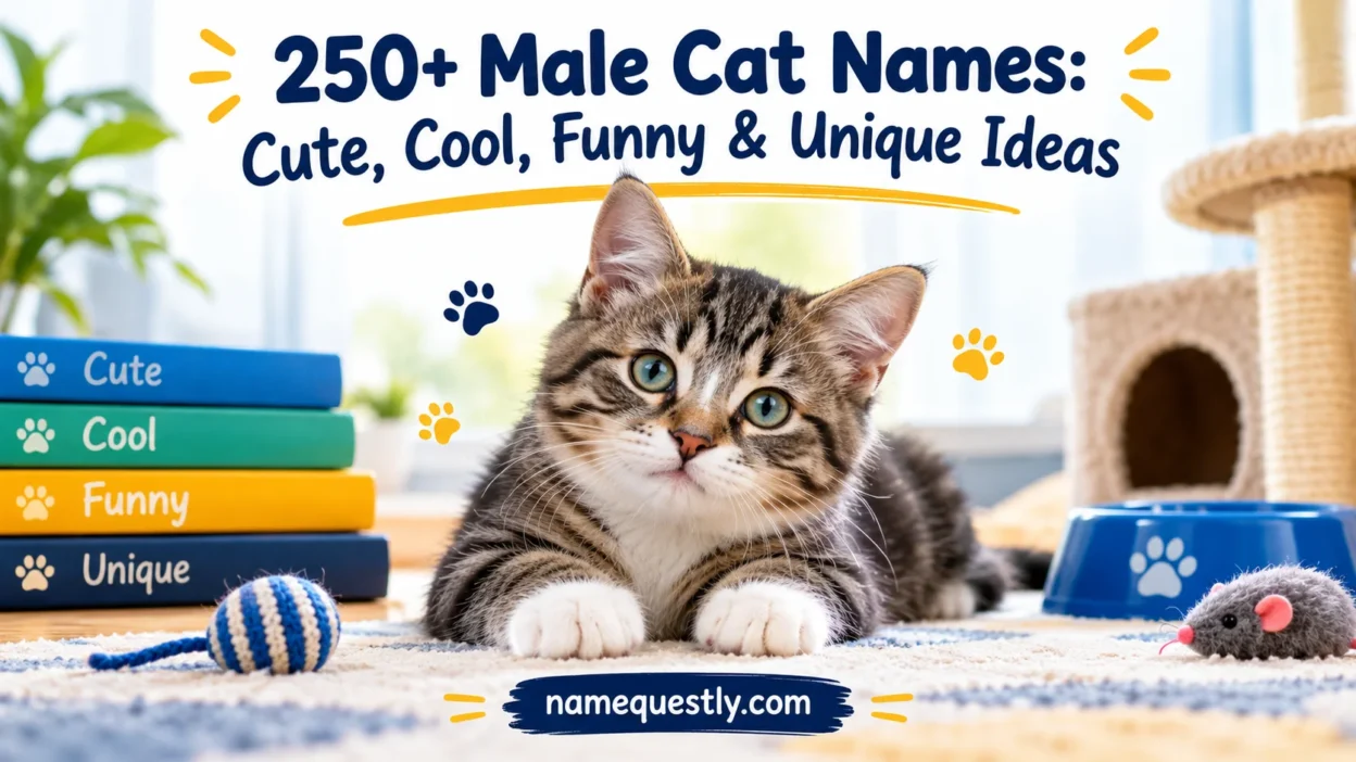 Male Cat Names: Cute, Cool, Funny & Unique Ideas