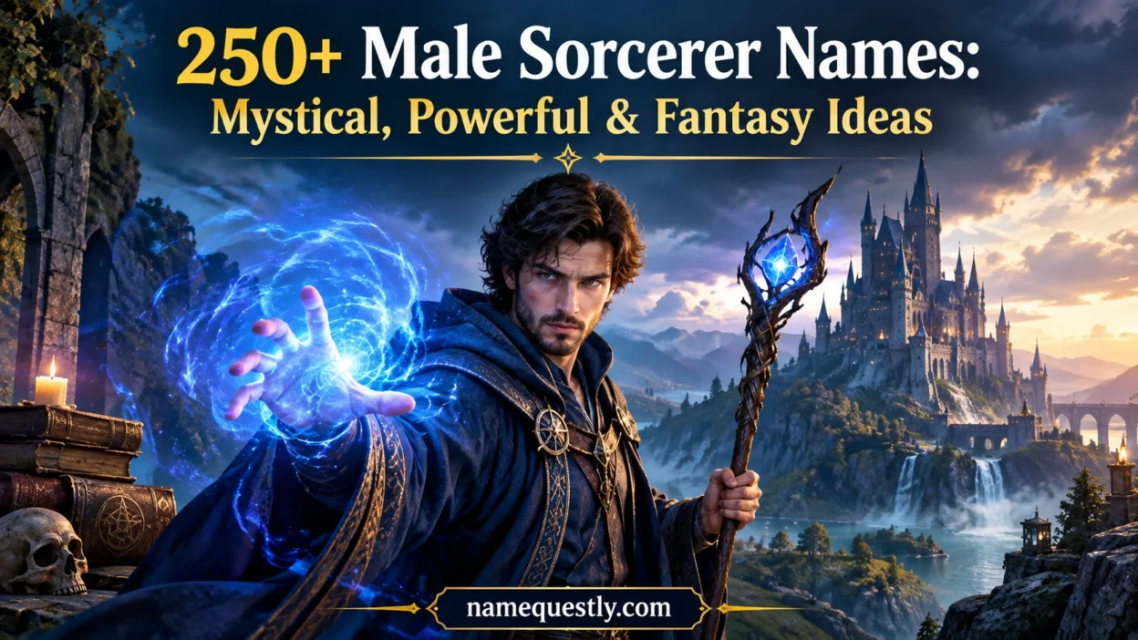 Male Sorcerer Names: Mystical, Powerful & Fantasy Ideas