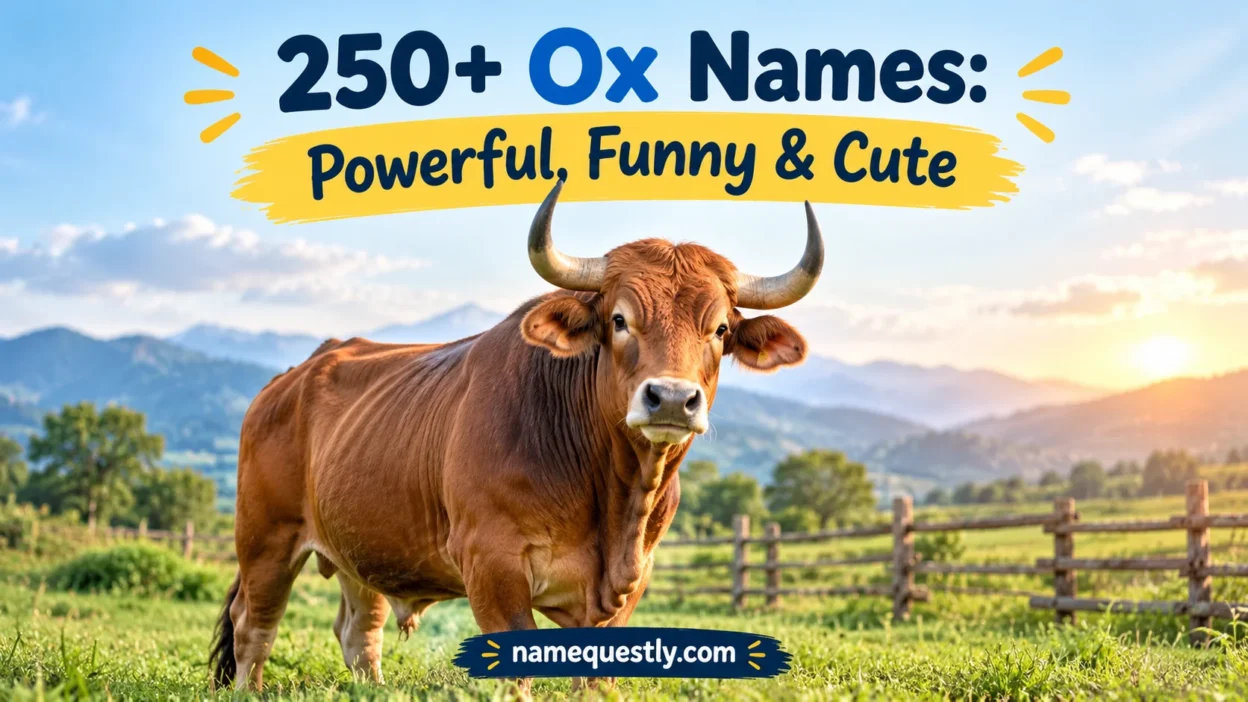 Ox Names: Powerful, Funny & Cute