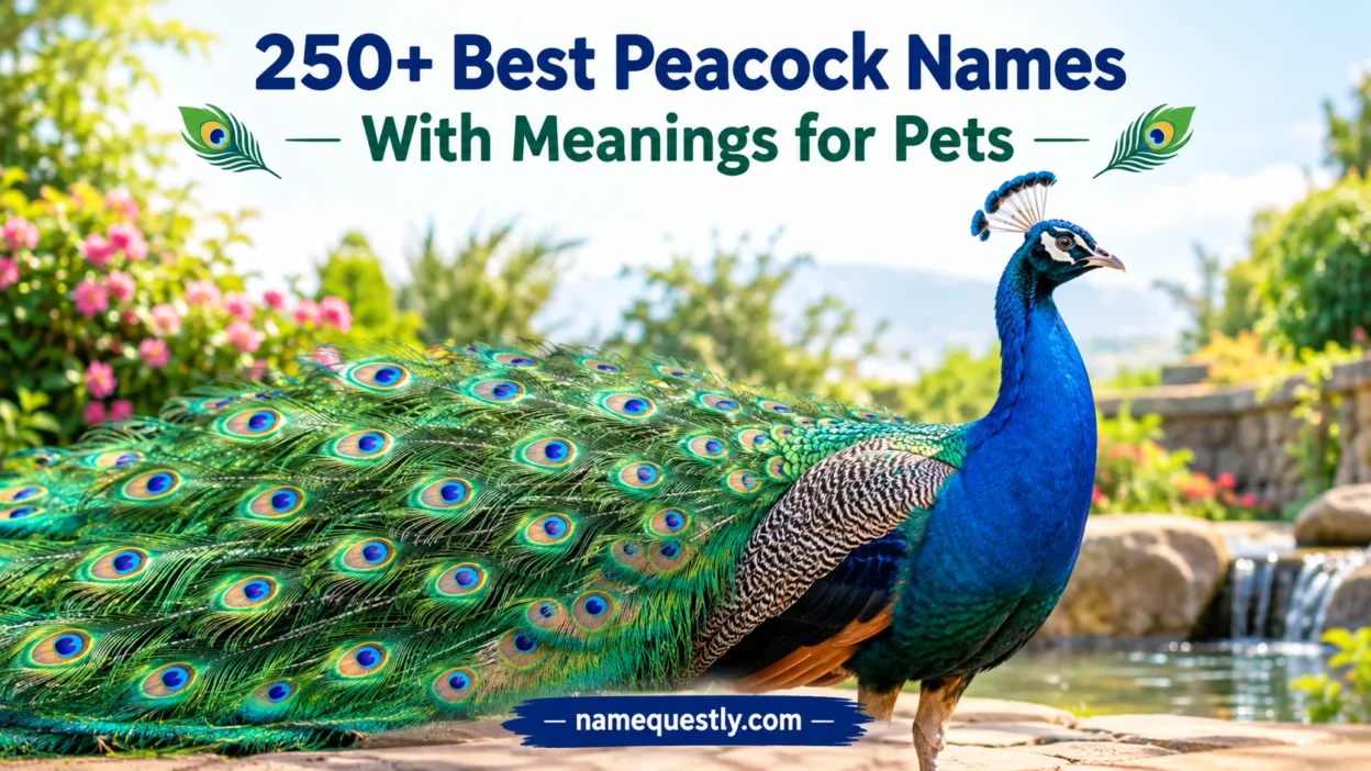 Best Peacock Names With Meanings for Pets