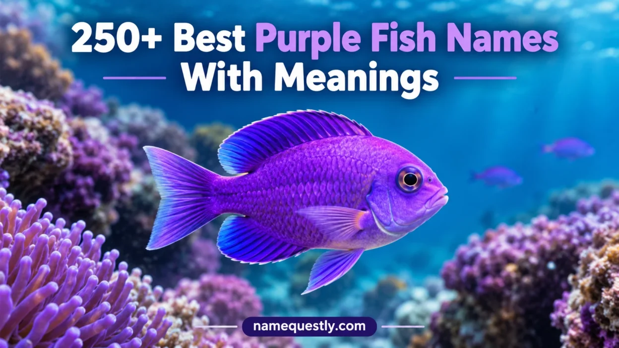 Best Purple Fish Names With Meanings