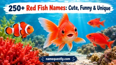 Red Fish Names: Cute, Funny & Unique