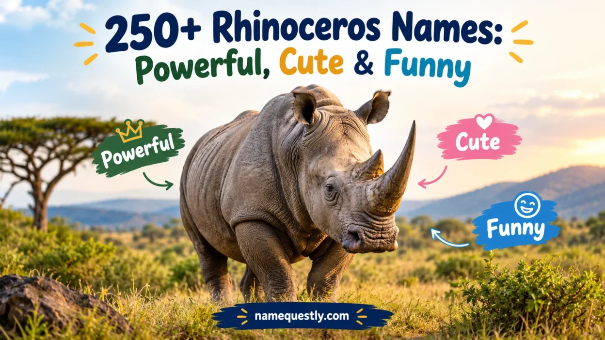 Rhinoceros Names: Powerful, Cute & Funny