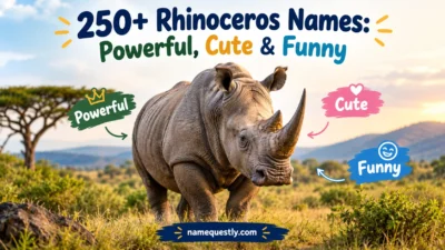 Rhinoceros Names: Powerful, Cute & Funny