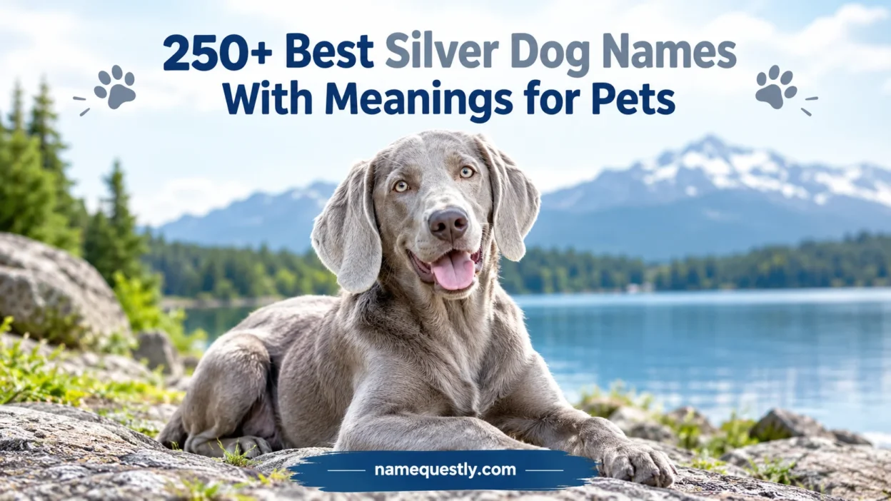 Best Silver Dog Names With Meanings for Pets