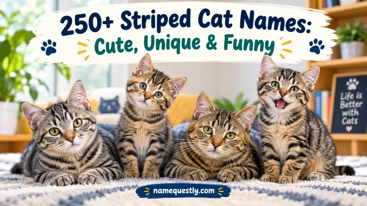 Striped Cat Names: Cute, Unique & Funny