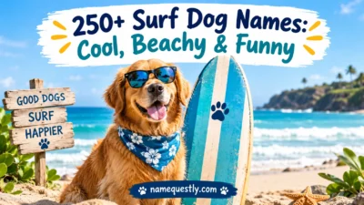 Surf Dog Names: Cool, Beachy & Funny