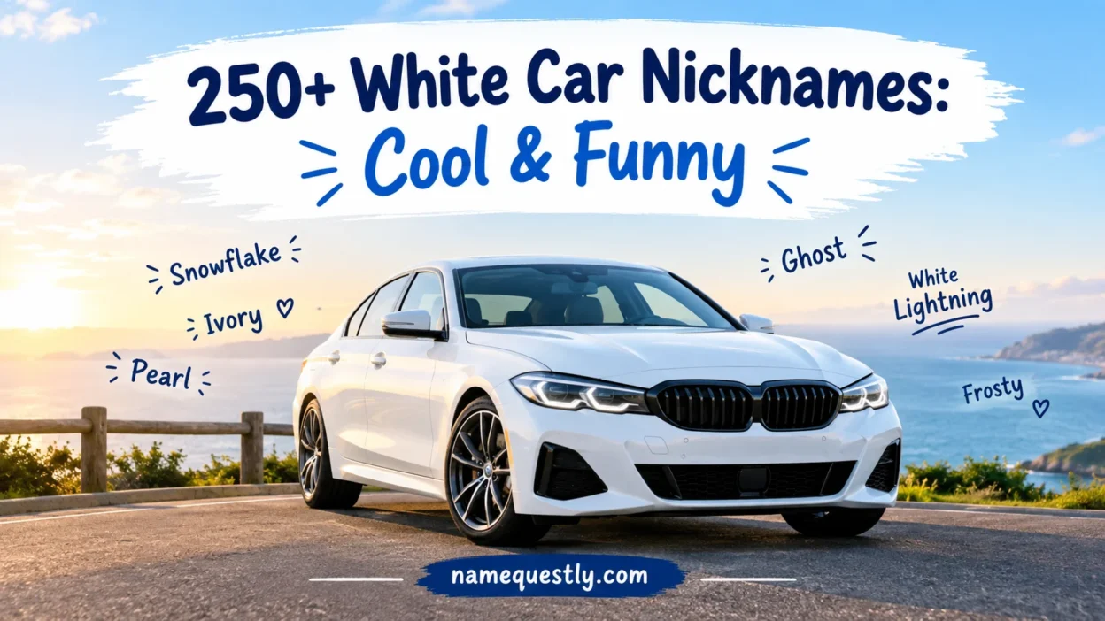 White Car Nicknames: Cool & Funny