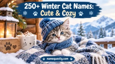 Winter Cat Names: Cute & Cozy