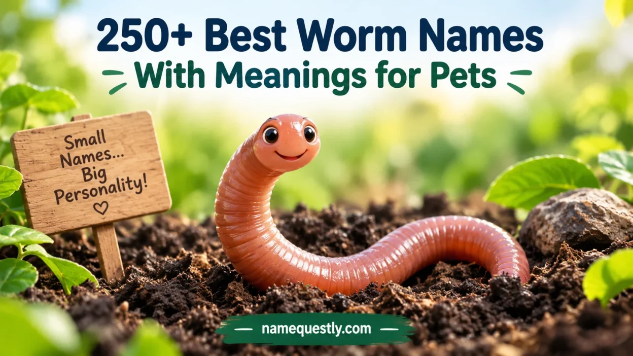 Best Worm Names With Meanings for Pets